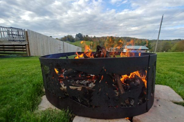 campfire Fancy Gap Cabins and Campground