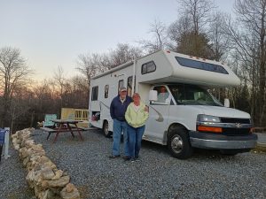 RV9 with deck Fancy Gap Cabins and Campground