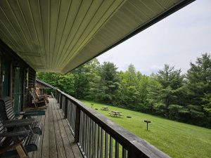 motel porch Fancy Gap Cabins and Campground