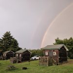 Rainbow over Fancy Gap Cabins and Campground