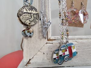 Camping themed necklaces Fancy Gap Cabins and Campground