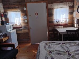 Cabin 5 inside Fancy Gap Cabins and Campground