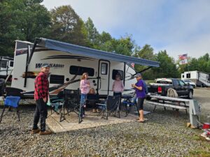 RV friends Fancy Gap Cabins and Campground