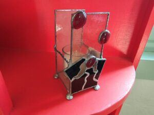 stainglass votive 6.26 rz stainless votive Fancy Gap Cabins and Campground